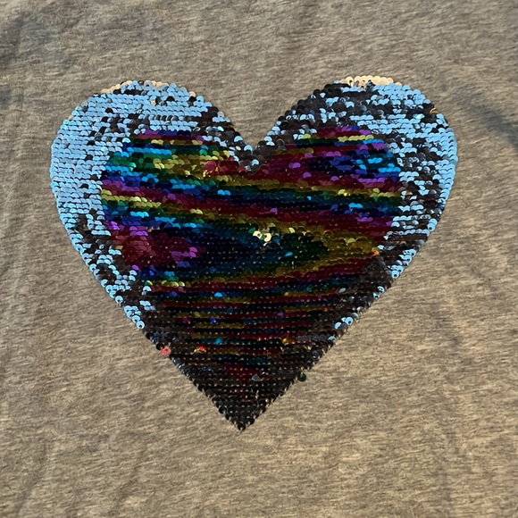Crewcuts Flip Sequins Heart Top - Picture 2 of 4
